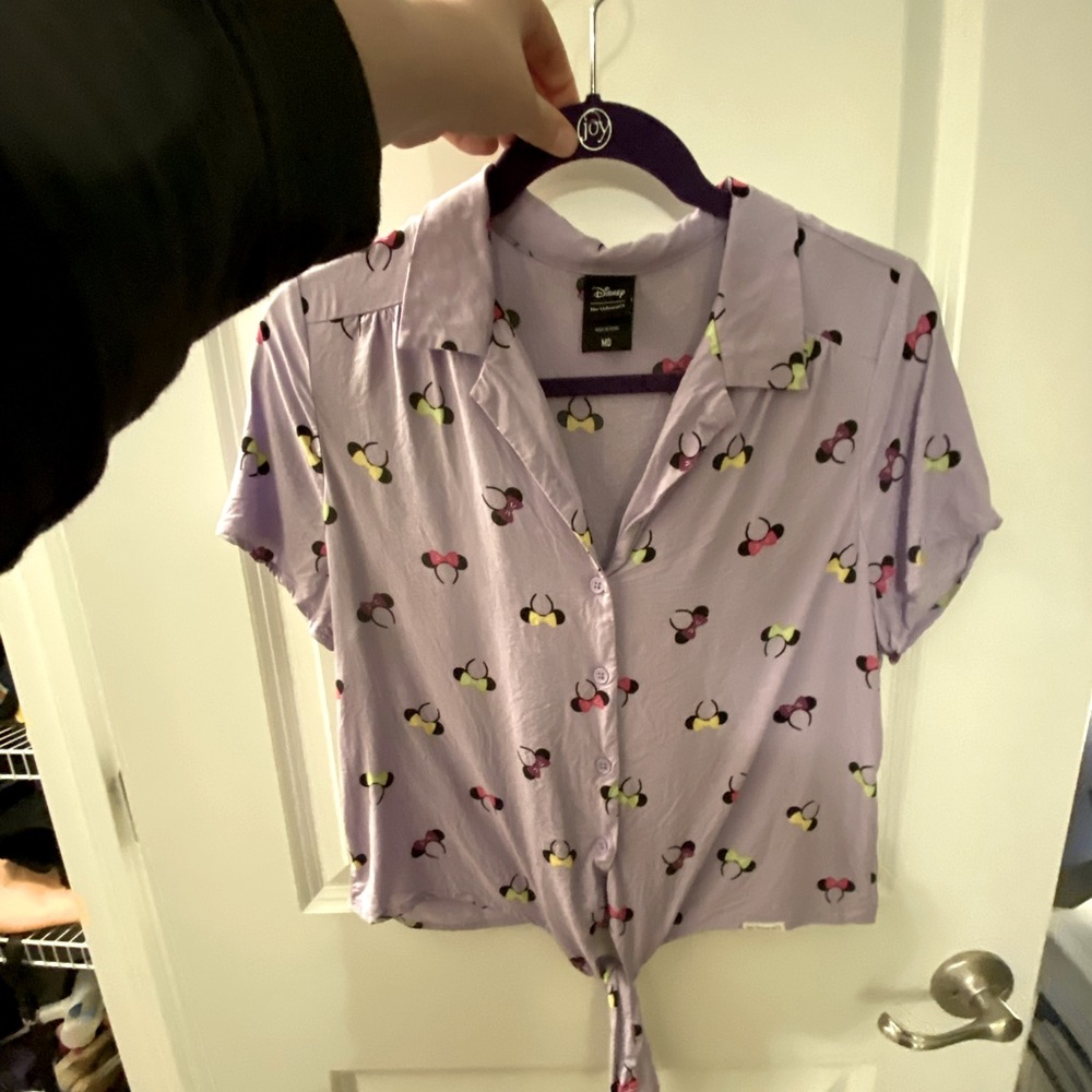 Her Universe Disney Minnie Mouse Ears Blouse